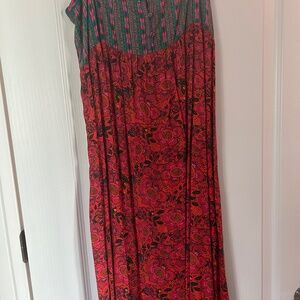 Natural Life Patti Side Slit Maxi Dress size Large